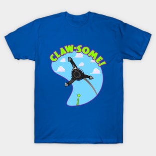 Alien Swirling Saucers Claw-Some! T-Shirt